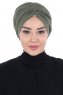 Jill - Turbante Di Cotone Cachi - Ayse Turban