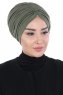 Jill - Turbante Di Cotone Cachi - Ayse Turban