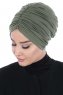 Jill - Turbante Di Cotone Cachi - Ayse Turban
