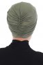 Jill - Turbante Di Cotone Cachi - Ayse Turban