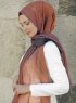 Dounia - Hijab Fantasia Rosso Mattone