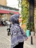 Kadifa - Hijab Fantasia Di Cotone Grigio - Mirach