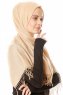 Kadri - Hijab Beige Con Perle - Özsoy