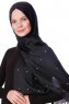 Kadri - Hijab Nero Con Perle - Özsoy