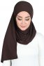 Kaisa - Hijab Cotone Pratico Marrone