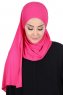Kaisa - Hijab Cotone Pratico Fucsia