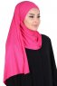 Kaisa - Hijab Cotone Pratico Fucsia