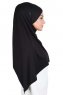 Kaisa - Hijab Cotone Pratico Nero
