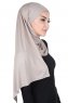 Kaisa - Hijab Cotone Pratico Taupe