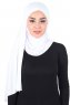 Kaisa - Hijab Cotone Pratico Bianca