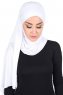 Kaisa - Hijab Cotone Pratico Bianca