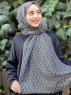 Kalila - Hijab Fantasia Di Cotone Verde Scuro