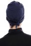 Kiraz - Bonnet XXL Cotone Blu Navy - Ecardin