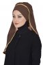 Louise - Hijab Pratico Marrone - Ayse Turban