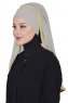 Louise - Hijab Pratico Taupe - Ayse Turban
