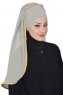 Louise - Hijab Pratico Taupe - Ayse Turban