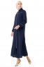 Lylah - Abaya Blu Navy - Miss Cazibe