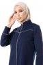 Lylah - Abaya Blu Navy - Miss Cazibe
