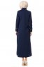Lylah - Abaya Blu Navy - Miss Cazibe