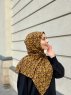 Majda - Hijab Fantasia Di Crêpe Mostarda - Mirach