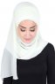 Malin - Hijab Chiffon Pratico Creme