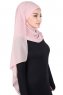Malin - Hijab Chiffon Pratico Rosa Antico