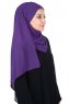 Malin - Hijab Chiffon Pratico Viola