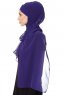 Mehtap - Chiffon Hijab Pratico One Piece Viola