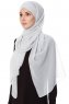 Mehtap - Chiffon Hijab Pratico One Piece Grigio Chiaro