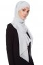 Mehtap - Chiffon Hijab Pratico One Piece Grigio Chiaro