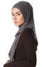 Melek - Hijab Jersey Premium Antracite - Ecardin
