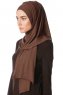 Melek - Hijab Jersey Premium Marrone - Ecardin