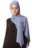 Melek - Hijab Jersey Premium Indaco - Ecardin