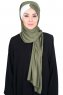 Mikaela - Hijab Cotone Pratico Cachi & Creme