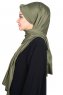 Mikaela - Hijab Cotone Pratico Cachi & Creme