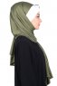 Mikaela - Hijab Cotone Pratico Cachi & Creme