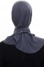 Narin - Hijab Crepe Pratico One Piece Antracite