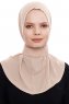 Narin - Hijab Crepe Pratico One Piece Caramello Chiaro