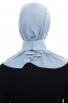 Narin - Hijab Crepe Pratico One Piece Azzurro