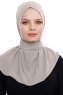Narin - Hijab Crepe Pratico One Piece Sabbia