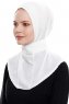 Narin - Hijab Crepe Pratico One Piece Bianca