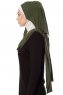 Naz - Hijab Pratico One Piece Cachi & Beige Chiaro - Ecardin