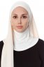 Naz - Hijab Pratico One Piece Beige Chiaro & Creme - Ecardin