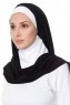 Naz - Hijab Pratico One Piece Nero & Bianca - Ecardin
