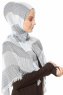 Necla - Hijab Blu Due Colori - Özsoy
