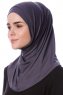 Nehir - Hijab 2-Piece Al Amira Grigio Scuro