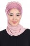 Olga - Hijab Pratico Rosa Antico & Rosa Antico