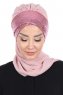 Olga - Hijab Pratico Rosa Antico & Rosa Antico