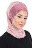 Olga - Hijab Pratico Rosa Antico & Rosa Antico