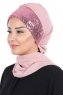 Olga - Hijab Pratico Rosa Antico & Rosa Antico